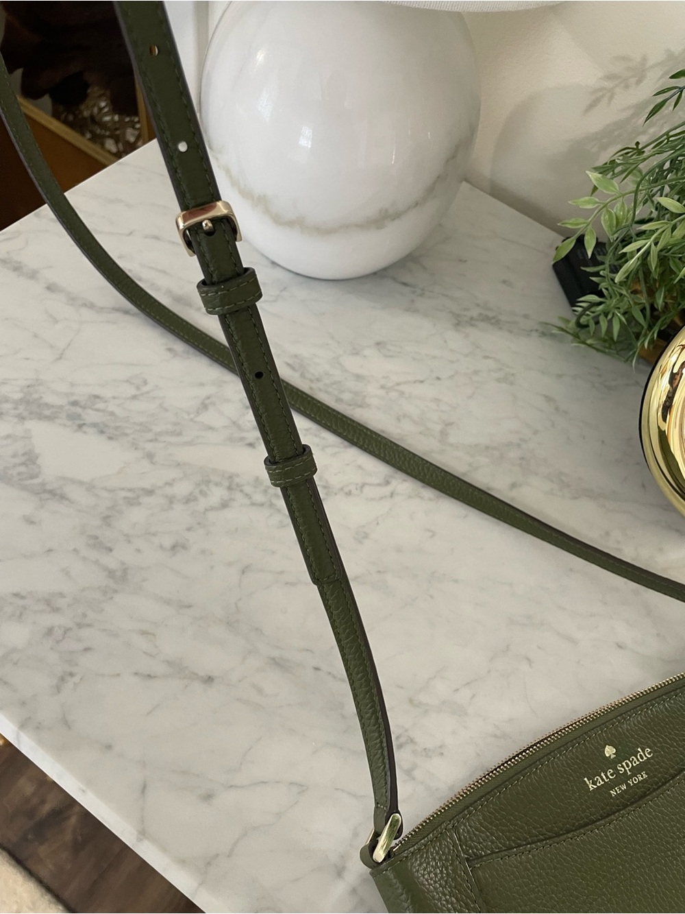 Kate Spade Monica Small Crossbody Bag, Enchanted Green - Picture 5 of 10